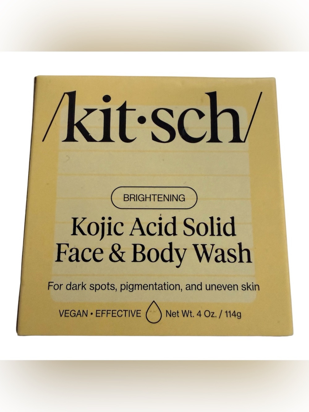 Kitsch Kojic Acid Solid Face and Body Wash